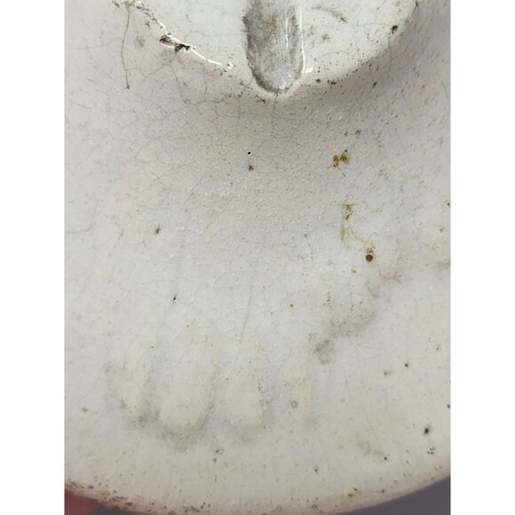 Antique Ceramic Lid Set Pair‎ With Glazed Finish White - Picture 4 of 8